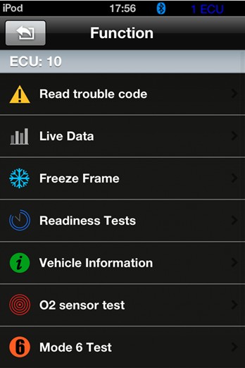 iOBD2 scanner 1