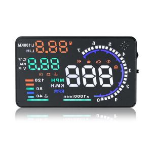 5.5" Large Screen Car HUD Head Up Display With OBD2 Interface Plug & Play A8 Ship from US