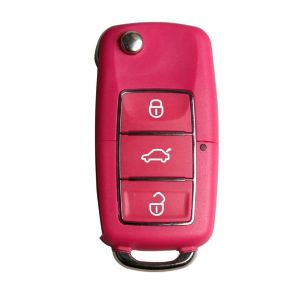 Remote Key Shell 3 Buttons With Waterproof(Red) for Volkswagen B5 Type 5pcs/lot