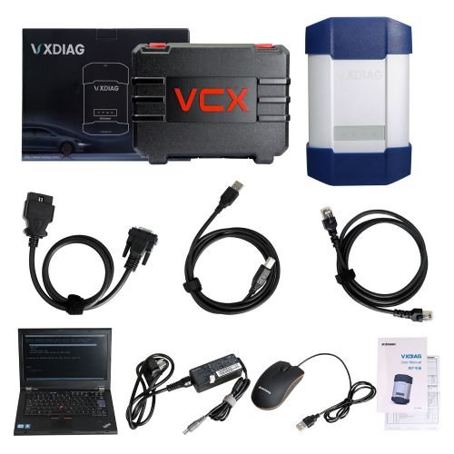 VXDIAG Multi Diagnostic Tool for Full Brands HONDA/GM/VW/FORD/MAZDA/TOYOTA/PIWIS/Subaru/VOLVO/ BMW/BENZ with 1TB HDD &  Lenovo T420